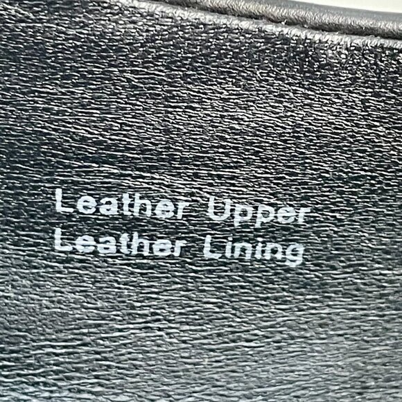 Vince Noel Cap Toe Shoe Womens Black Leather Size 8.5M Designer Contemporary - Picture 14 of 16